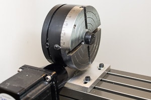 A small cnc rotary axis table