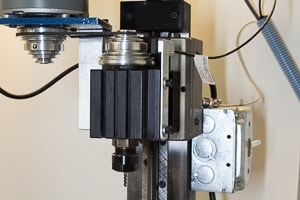 A benchtop cnc machine spindle