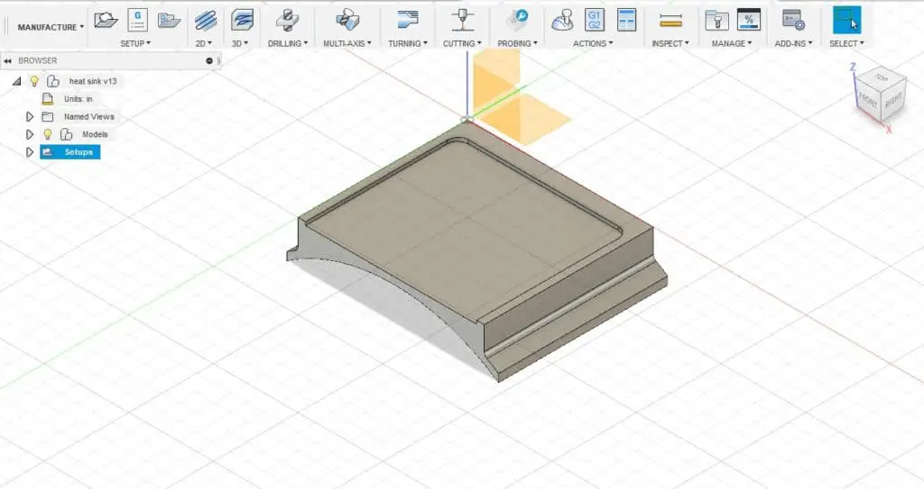 a part design in fusion 360