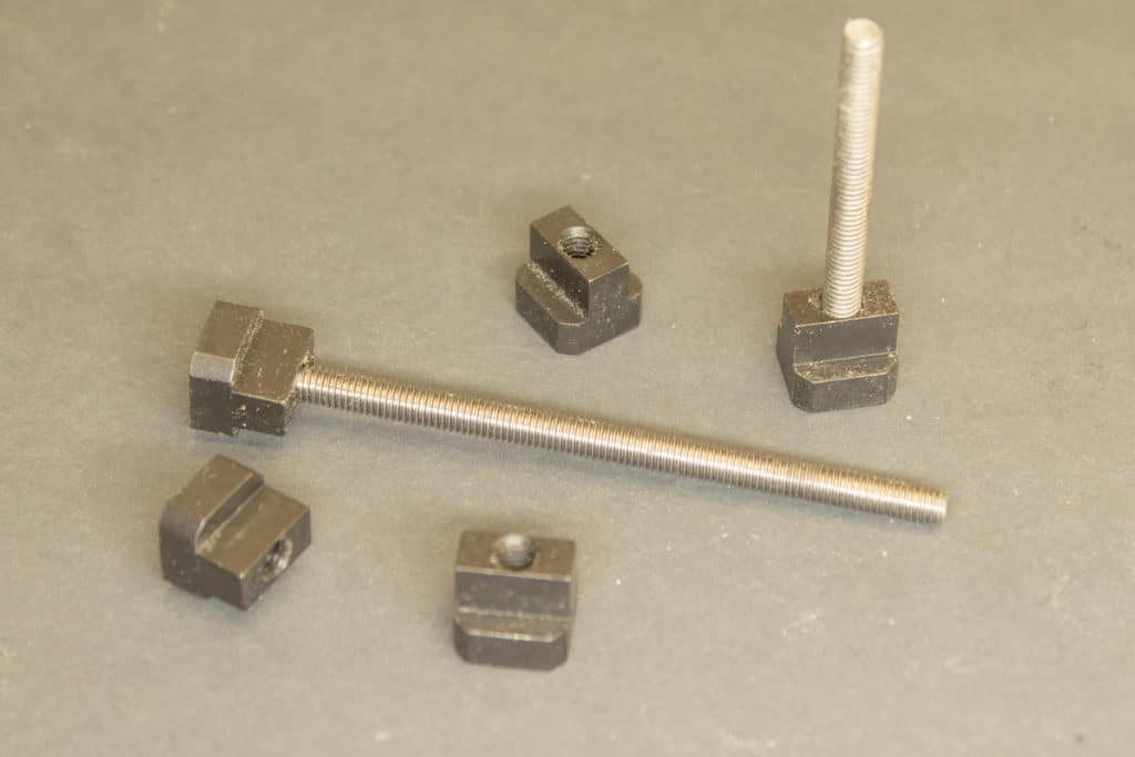 t-nuts and clamp studs