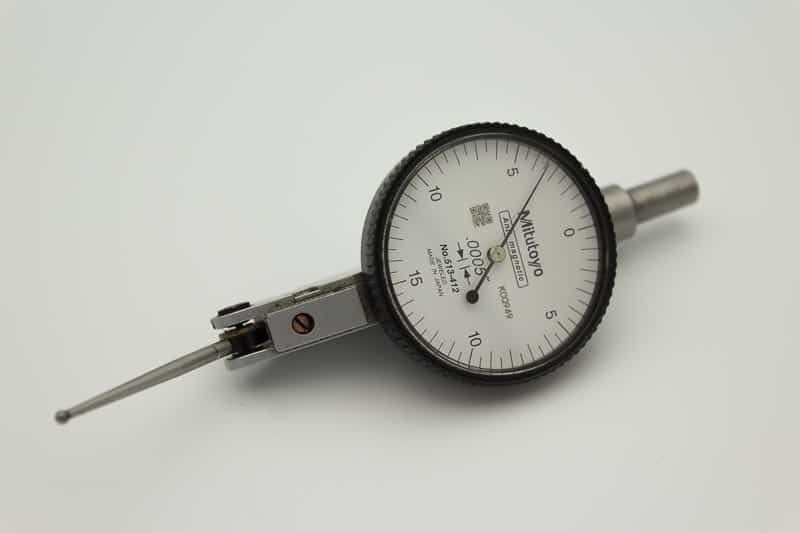 A mitutoyo dial test indicator