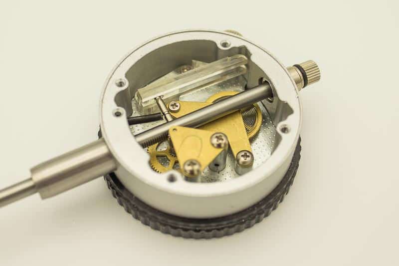 the inside of a dial indicator