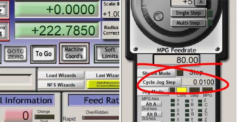 step values in mach3