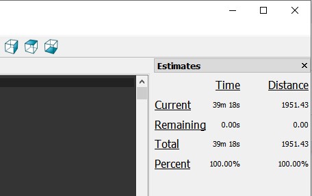 camotics time estimator