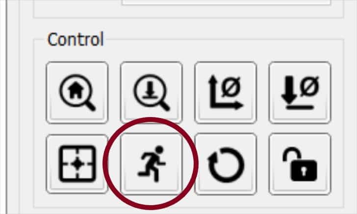 candle safe position control button